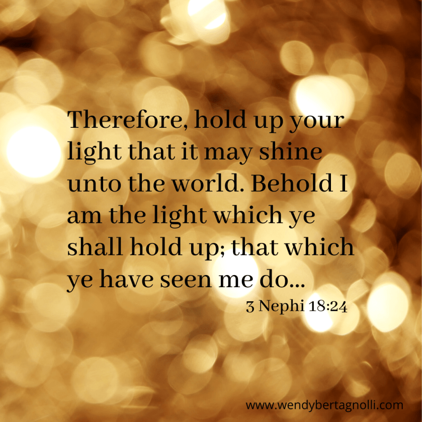 IG of Shining the light of Christ