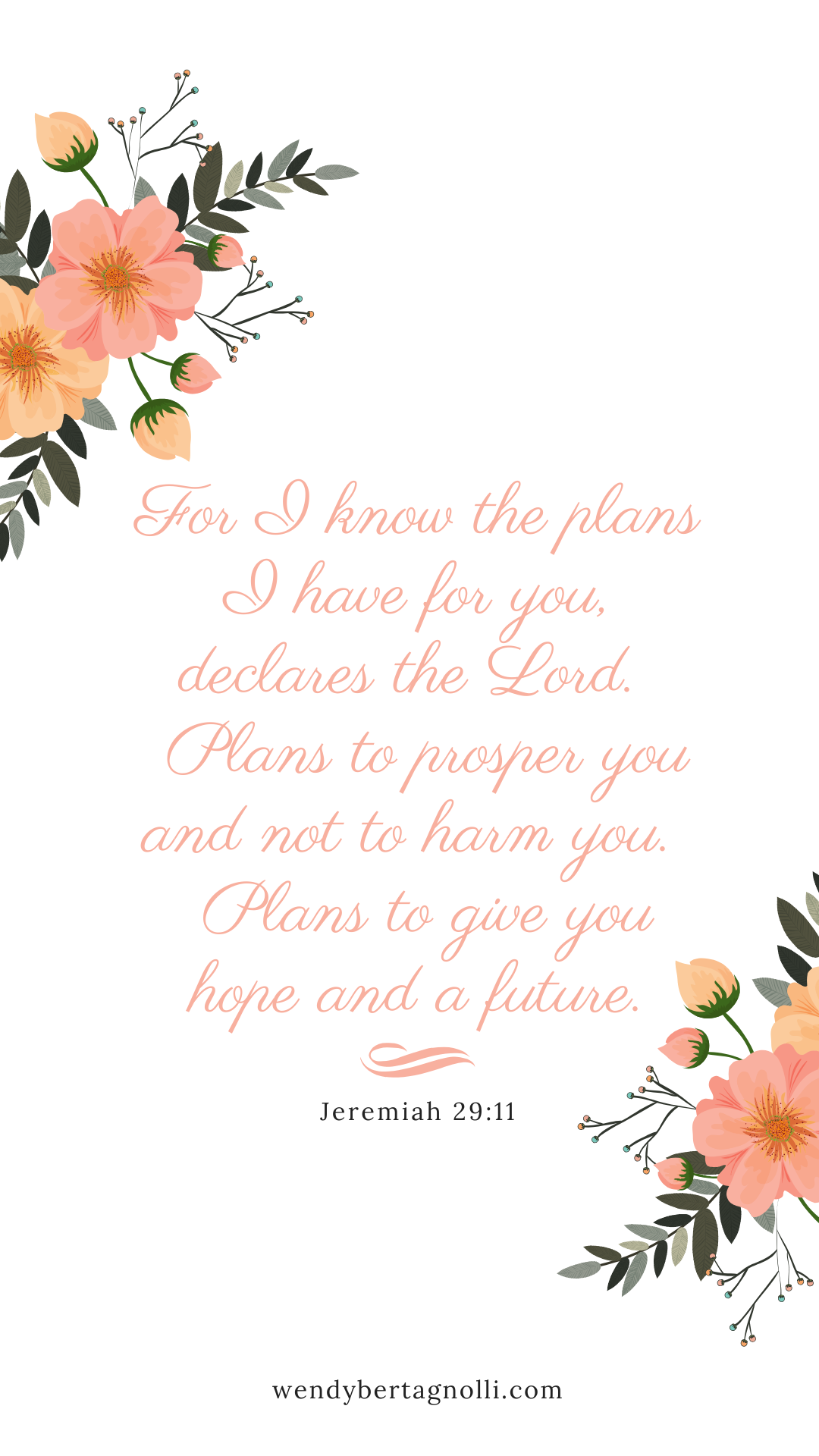 Prosper you and give you hope